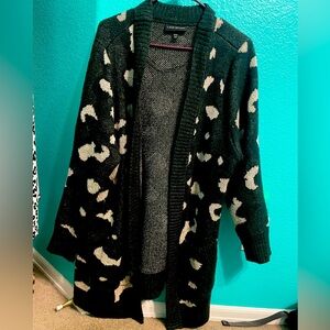 Lane Bryant Black and light brown Cardigan